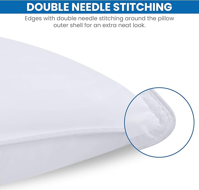 Utopia Bedding Bed Pillows for Sleeping, King Size, Hotel Pillow, Cooling - Image 3