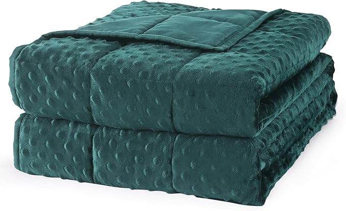 Mr. Sandman Weighted Blanket for Adults, Soft Cooling Heavy Minky Blanket for by MrSandman