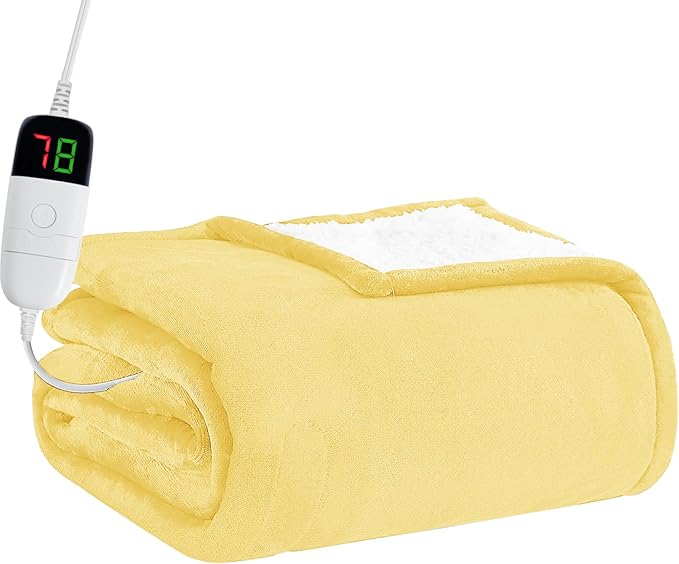BOMOVA Heated Electric Throw Blanket by BOMOVA