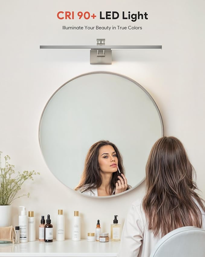 VONLUCE 30" LED Bathroom Vanity Light, 3CCT Modern LED Vanity Lights - Image 5
