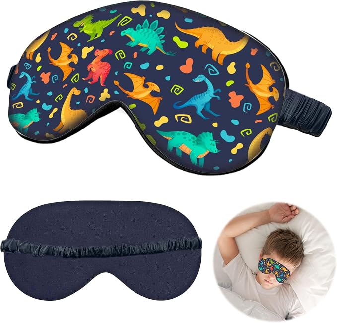 Sleep Eye Mask, Soft Smooth Lightweight Mulberry Silk by QZCYU