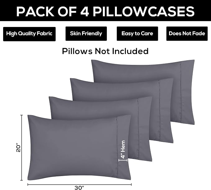 Utopia Bedding Queen Pillow Cases - Image 3
