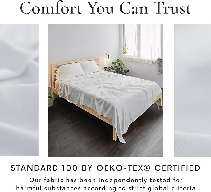 Bamboo Bay Hotel Quality 4 Piece Cooling Pillow Cases - Image 4
