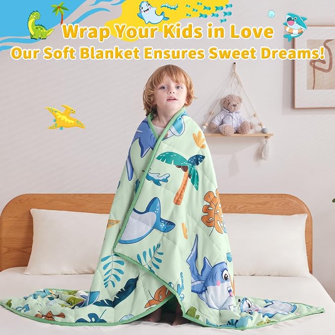 anfie Weighted Blanket Kids, Weighted Blanket Cooling Blanket - Image 3