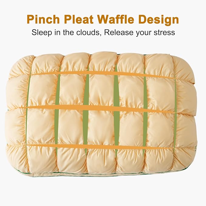 YOUR MOON Fluffy Support Bed Pillow Queen Size, Luxury Hotel Quality Bed Pillows - Image 8