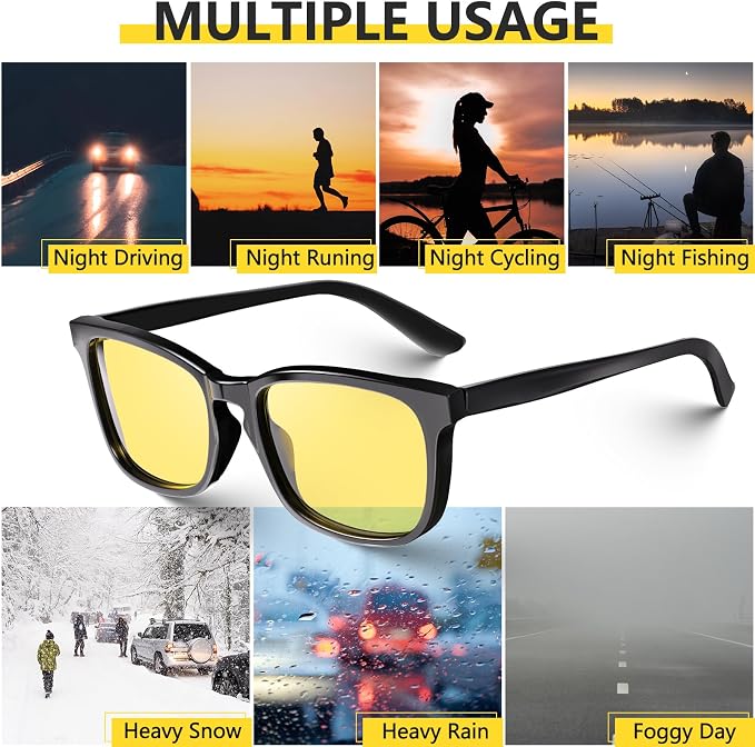 VISOONE Blue Light Blocking Glasses Square - Image 5
