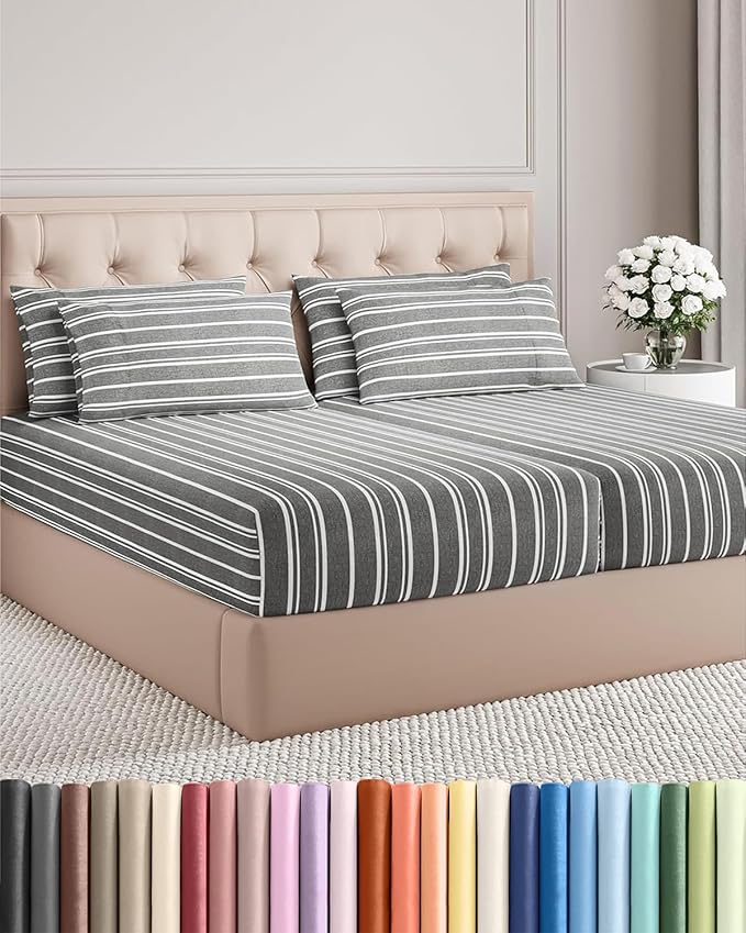 Split King 7 Piece Sheet Set by CGKUnlimited