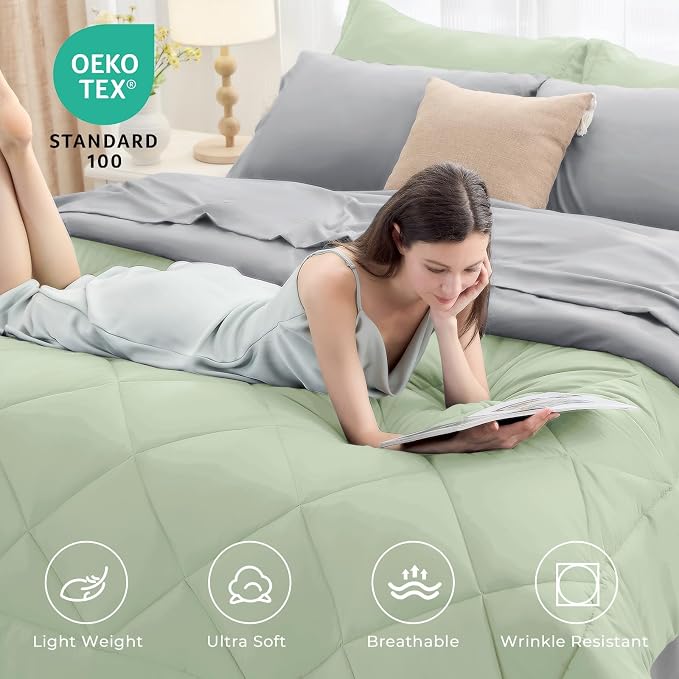 HEVUMYI Queen Comforter Set - Image 2
