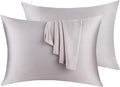 100% Silk Pillow Cases 2 Pack, Mulberry Silk Pillowcase by Victivic