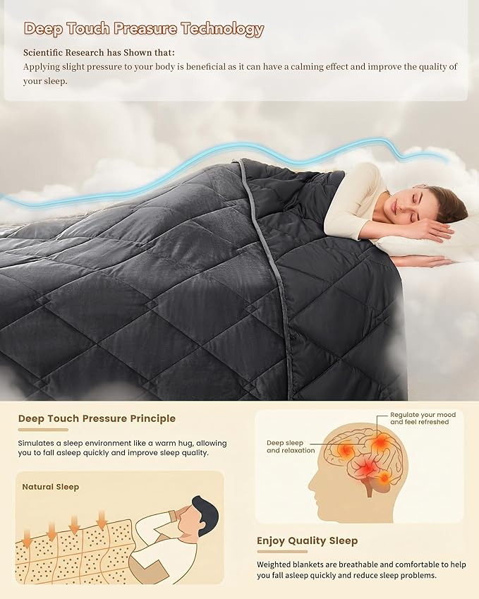L'AGRATY King Size Weighted Blanket - Image 4