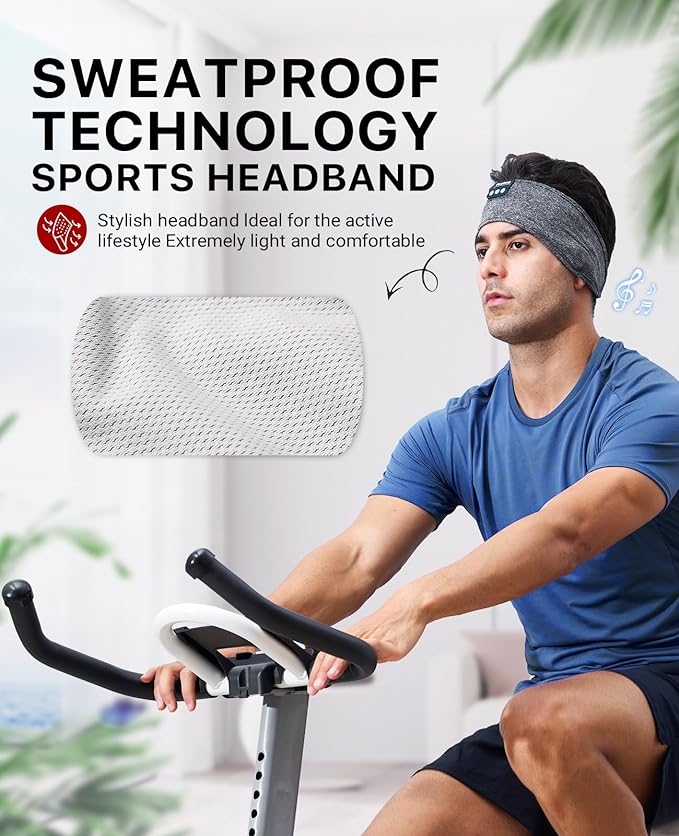 Perytong Sleep Headphones Wireless, Air Travel, Meditation - Image 4