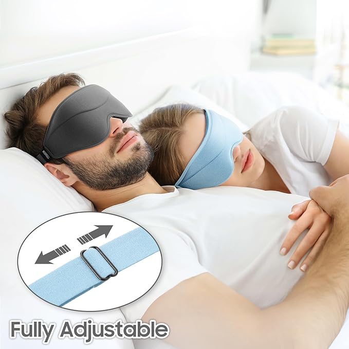 Sleep Mask - Total Blackout 3D Sleeping Mask, Super Lightweight & Silky Soft - Image 5