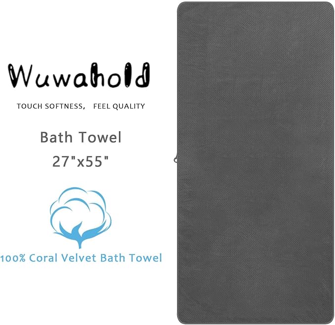 2 Pack Bath Towel Set, Waffle Bath Towel Set, Microfiber Super Soft Highly - Image 8