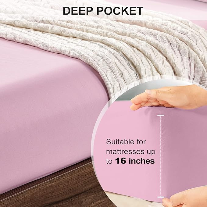 FreshCulture California King Fitted Sheet Only - Image 4