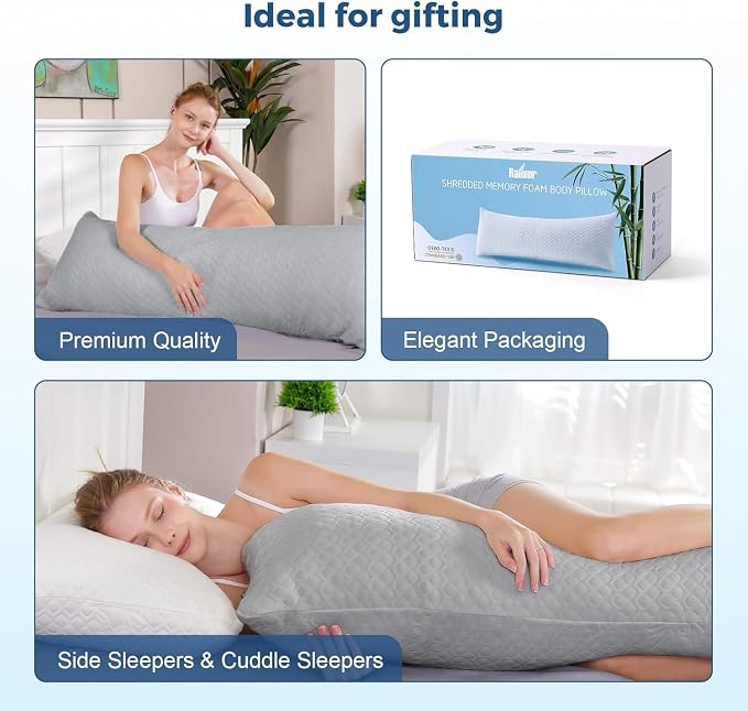 Rainmr Thick Memory Foam Body Pillow - Image 7