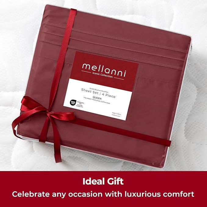 Mellanni Split King Sheets Set - Image 7