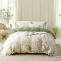 OAITE Duvet Cover Set King Size Floral Pattern 500 Thread Count Ultra Soft 100% by OAITE