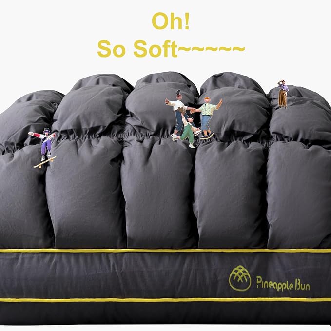 YOUR MOON Fluffy Support Bed Pillow Standard Size, Super Soft Premium - Image 3