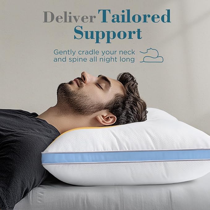 viewstar Bed Pillows King Sizes Set of 2, Hotel Quality Cooling Down - Image 3