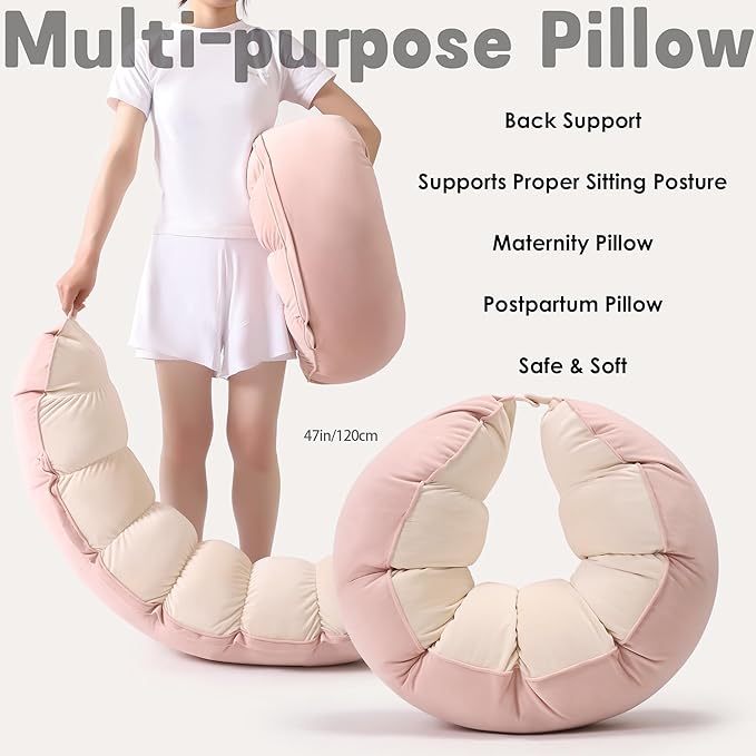 Peallow – Long Round Body Pillow - Image 7