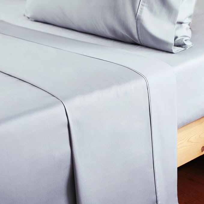 Cotton King Flat Sheet Only, 600 Thread Count 100% Egyptian Cotton Top Sheet - Image 7