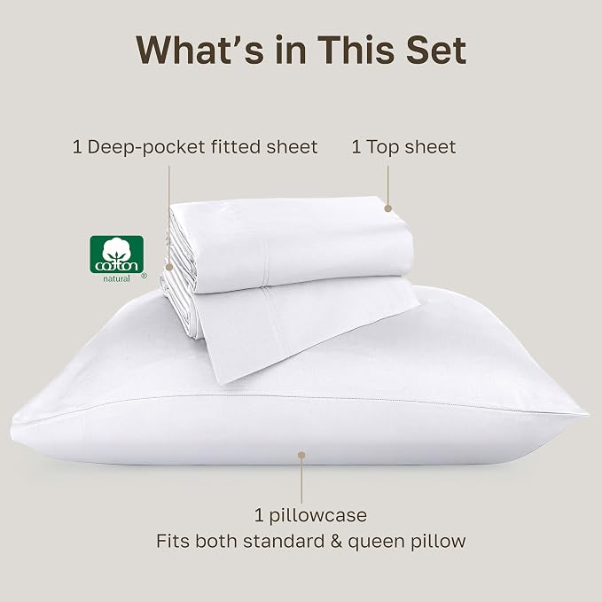 California Design Den Luxury Twin Sheets Set - Image 4