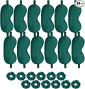 24Pcs Satin Eye Mask Silk Sleep Masks Silky Eyes Cover Blackout Blindfold by WJingYiJia
