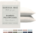 Karissa Mae Cooling Bamboo Viscose King Size Pillowcase Set | 100% FSC by KARISSAMAE