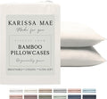 Karissa Mae Cooling Bamboo Viscose Queen Size Pillowcase Set | 100% FSC by KARISSAMAE