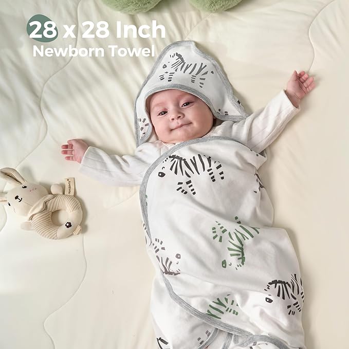 Momcozy Best Wishes Baby Towel - Image 6