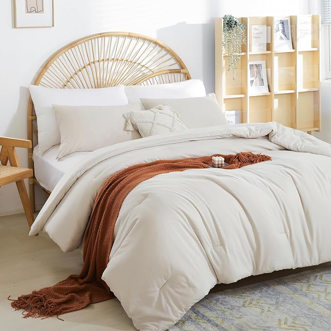weigelia Beige Comforter Set King Size - Image 5