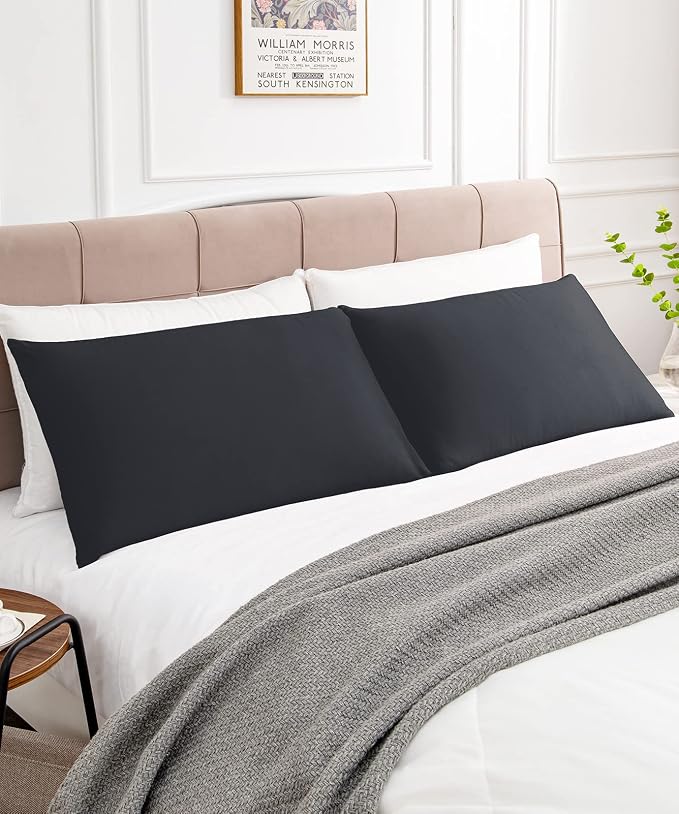Warmstar Cotton Pillow Cases King Size Set of 2, 600 Thread Count Pillowcases - Image 2