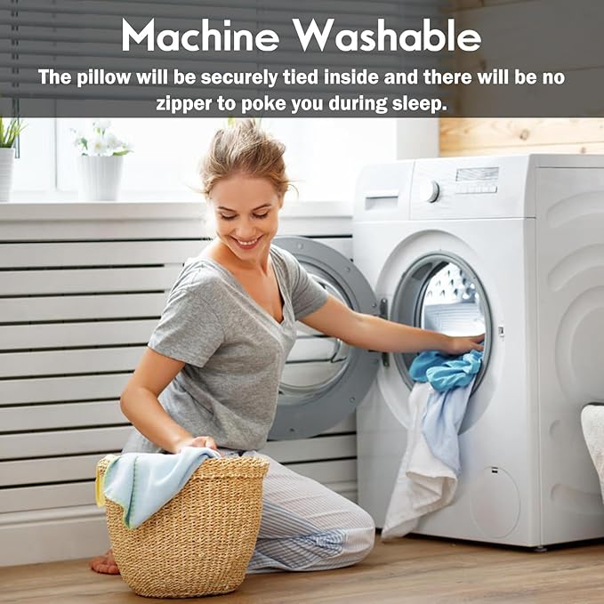 Pillowcases King Size 2 Pack, Cooling Viscose from Bamboo Pillow Cases - Image 7