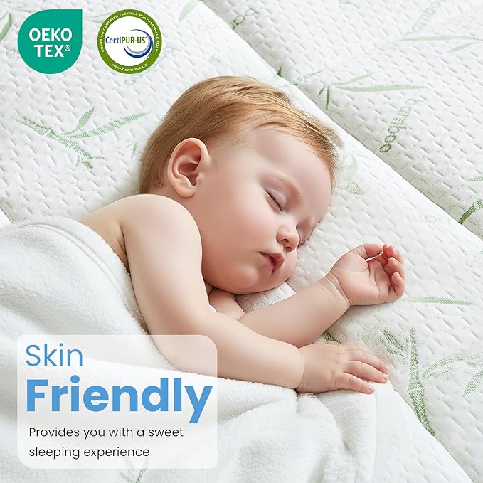 DUMOS Dual Layer Mattress Topper Full Size, 2 Inch Gel Memory Foam + 1 Inch - Image 6