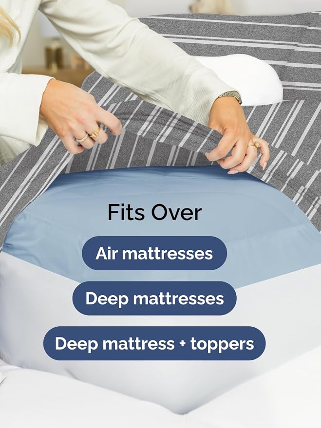 Extra Deep Cal King Fitted Sheet - Image 6