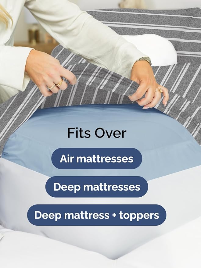 Extra Deep Twin Fitted Sheet - Image 6