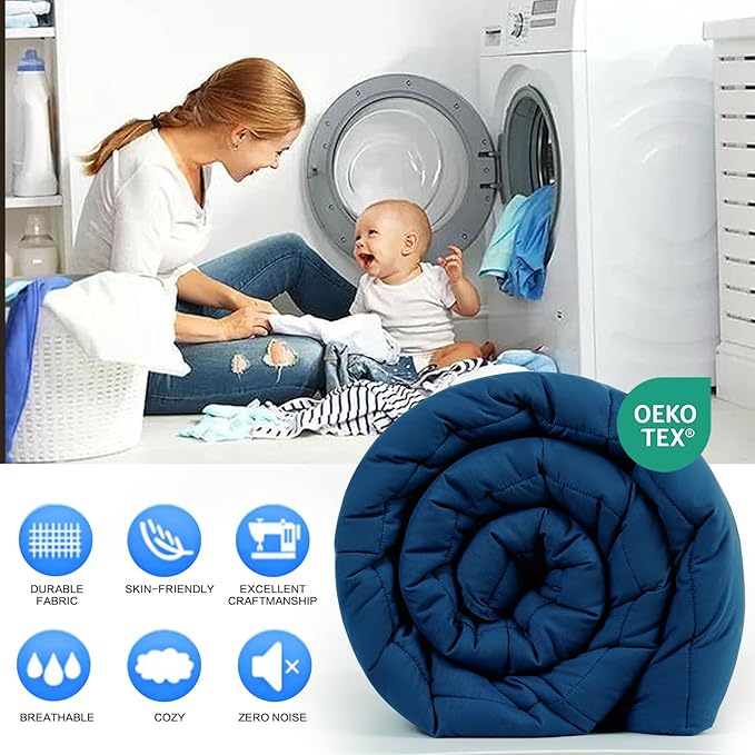EASELAND California King Down Alternative Comforter - Image 2