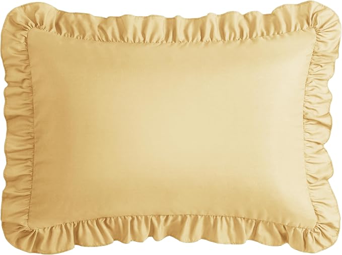 KKJIAF Ruffle Body Pillow Cases Set of 1, Ruffled Pillow Covers - Image 7