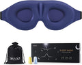 MZOO Luxury Sleep Eye Mask for Side Sleeper Men Women, Zero Eye Pressure 3D by MZOO