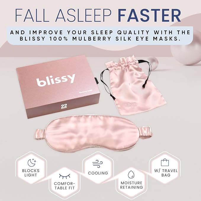 Blissy Silk Sleep Mask - Image 3