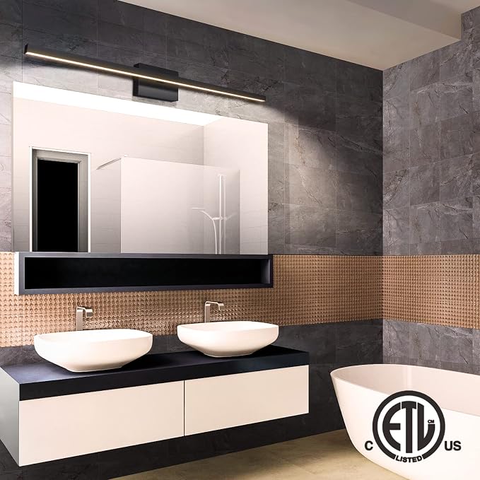 VOLISUN Modern Bathroom Vanity Light 39.4 inch, 24W Dimmable 5CCT Led Bathroom - Image 4