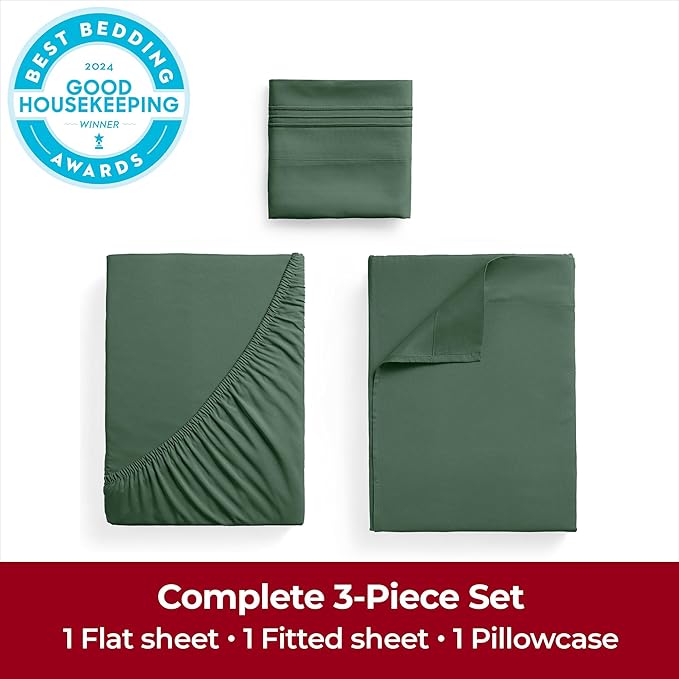 Mellanni Extra Deep Twin Sheets - Image 4