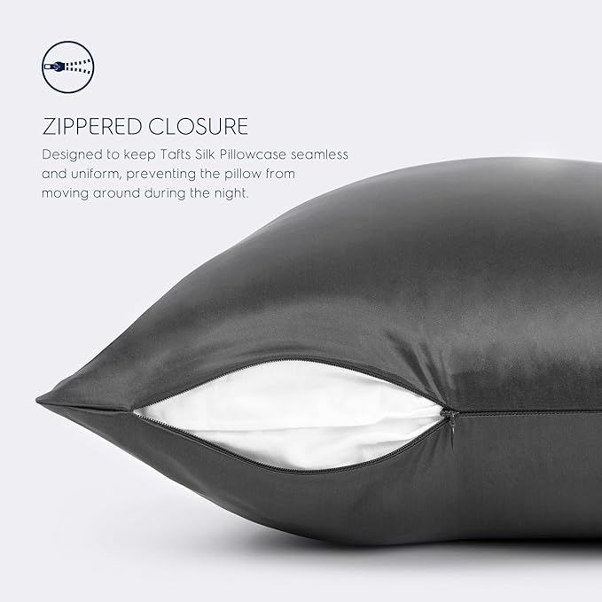 Tafts Silk Pillow Cases - 22mm 100% Pure Mulberry 6A Silk Pillowcase - Image 5