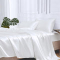 MR&HM Satin Bed Sheets, Twin Size Sheets Set by MRHM