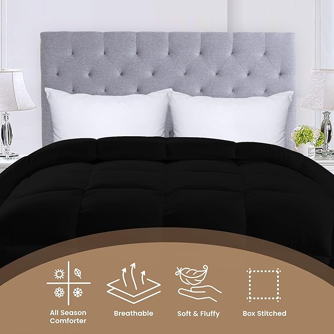 Utopia Bedding Comforters Twin Size, All Season Duvet Insert, Down Alternative - Image 3