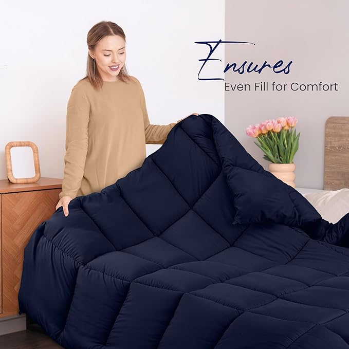 Utopia Bedding Comforters King Size, All Season Duvet Insert, Down Alternative - Image 4