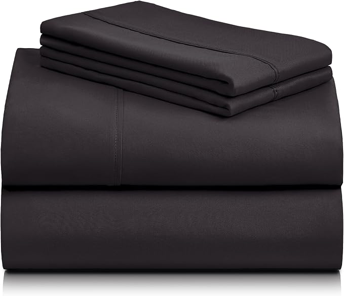 LuxClub 4 PC King Sheet Set, Breathable Luxury Bed Sheets, Deep Pockets 18" - Image 8