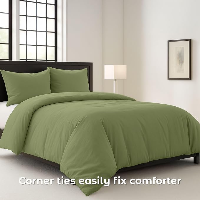 Pure Bedding Duvet Cover Queen Size - Image 5
