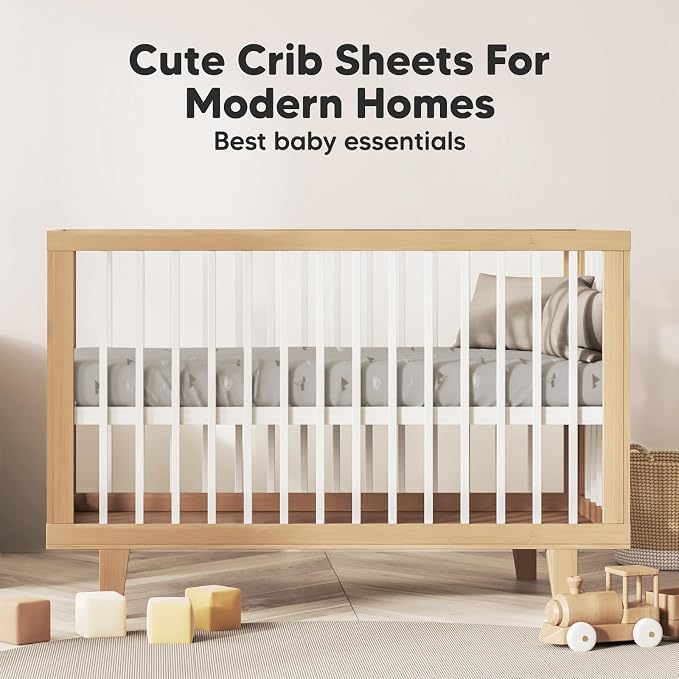 KeaBabies 2-Pack Organic Crib Sheets - Image 8