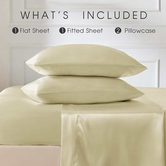 FreshCulture Satin Sheets King Size - Image 3